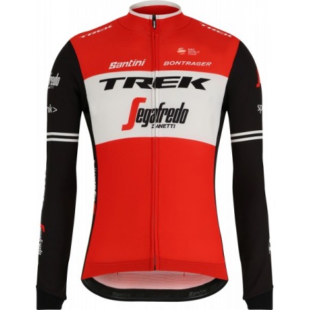 Maillot vélo 2019 Trek-Segafredo Manches Longues N001